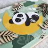 Boite à souvenirs de naissance personnalisée décoration panda dans la jungle