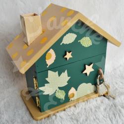 Tirelire renard personnalisée pour enfant ou cadeau de naissance