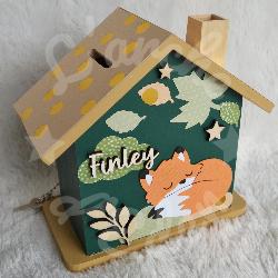 Tirelire renard personnalisée pour enfant ou cadeau de naissance