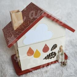 Tirelire renard et arc en ciel personnalisée pour enfant ou cadeau de naissance