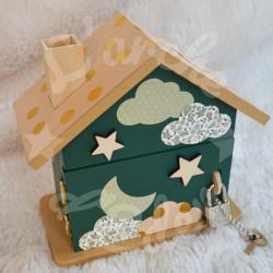 Tirelire renard personnalisée pour enfant ou cadeau de naissance
