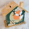 Tirelire renard personnalisée pour enfant ou cadeau de naissance