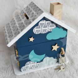 Tirelire renard personnalisée pour enfant ou cadeau de naissance