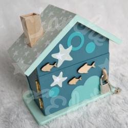 Tirelire tortue personnalisée pour enfant ou cadeau de naissance