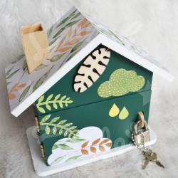 Tirelire panthere dans la jungle personnalisée pour enfant ou cadeau de naissance