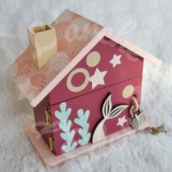 Tirelire sirène personnalisée pour enfant ou cadeau de naissance