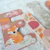 Prénom en bois pour décoration de chambre d'enfant ou cadeau de naissance avec animaux de la foret