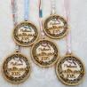 Cadeau de fin d'année, remerciement maitresse, medaille en bois pour cadeau maitresse