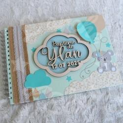 Livre d'or et album photo de bapteme ou anniversaire enfant