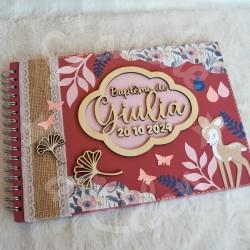 Livre d'or et album photo de bapteme ou anniversaire enfant