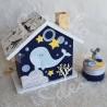 Tirelire baleine personnalisée pour enfant ou cadeau de naissance