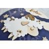 Décoration pour enfant signe astrologique en bois