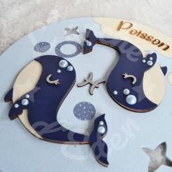 Décoration pour enfant signe astrologique en bois
