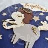 Décoration pour enfant signe astrologique en bois