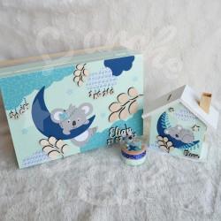 Cadeau de naissance banquise et pingouin