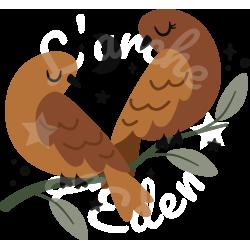 Cadeau de naissance banquise et pingouin