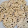 Aimant en bois pour enfant signe astrologique