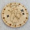 Aimant en bois pour enfant signe astrologique