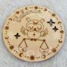 Aimant en bois pour enfant signe astrologique