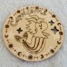 Aimant en bois pour enfant signe astrologique