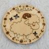 Aimant en bois pour enfant signe astrologique