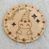 Aimant en bois pour enfant signe astrologique