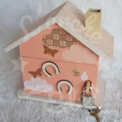 Tirelire Licorne et arc en ciel personnalisée au prénom de l'enfant