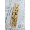Marque page en bois pour enfant avec montgolfière ou pluie colorée