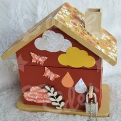 Tirelire biche ou faon personnalisée pour enfant ou cadeau de naissance