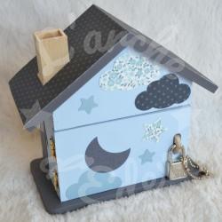 Tirelire éléphant bébé et maman personnalisée pour enfant ou cadeau de naissance