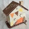 Tirelire personnalisée girafe décor savane pour enfant ou cadeau de naissance