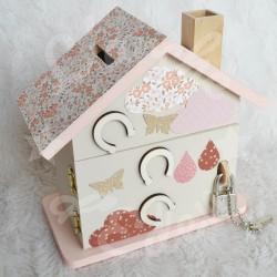 Tirelire licorne et arc en ciel personnalisée pour enfant ou cadeau de naissance