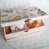 Cadeau de naissance thème licorne, boite à souvenirs personnalisée avec une tirelire et boite a dents