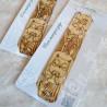 Marque page en bois pour enfant avec ourson et hibou feuillage d automne
