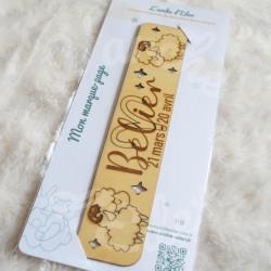 Marque page en bois pour enfant animaux et signe astrologique