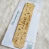 Marque page en bois pour enfant animaux et signe astrologique