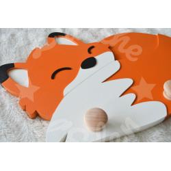 Porte manteau tigre en bois pour chambre d enfant