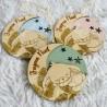 boule de noel lapin en bois pour enfant a personnaliser
