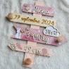 Panneau de naissance personnalisé pour cadeau de naissance original et unique