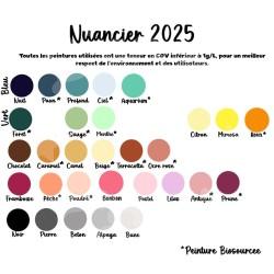 Décoration etoiles et nuages en bois