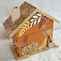 Tirelire personnalisée  roi lion décor savane pour enfant ou cadeau de naissance