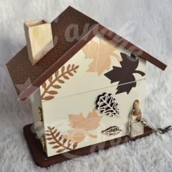 Tirelire ours brun  personnalisée pour enfant ou cadeau de naissance