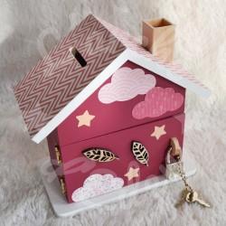 Tirelire Attrape rêves personnalisée au prénom de l'enfant