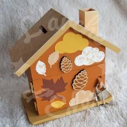 Tirelire ourson à collier personnalisée pour enfant ou cadeau de naissance