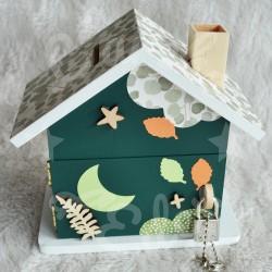 Tirelire tigre dans la jungle personnalisée pour enfant ou cadeau de naissance