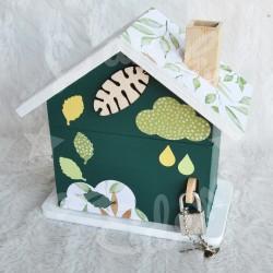 Tirelire jungle avec panthere personnalisée au prénom de l'enfant