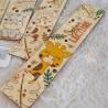 Marque page en bois pour enfant animaux de la jungle et foret tropicale
