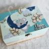 Cadeau de naissance thème Koala, boite à souvenirs personnalisée avec une tirelire et boite a dents