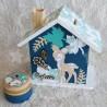 Tirelire faon et feuilles d automne en bois pour enfant a personnaliser