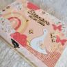 Boite à souvenirs de naissance personnalisée décoration oie et envolée de papillons